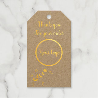 Étiquettes Cadeaux Merci pour votre commande