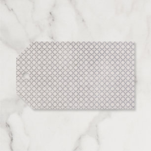 Étiquettes Cadeaux Motif géométrique beige islamique