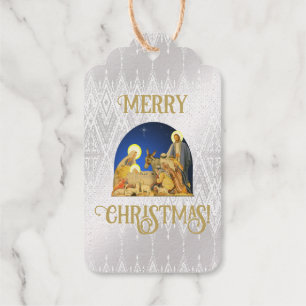 Étiquettes Cadeaux Nativité