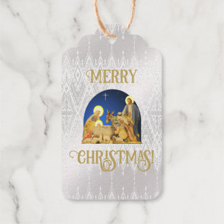 Étiquettes Cadeaux Nativité