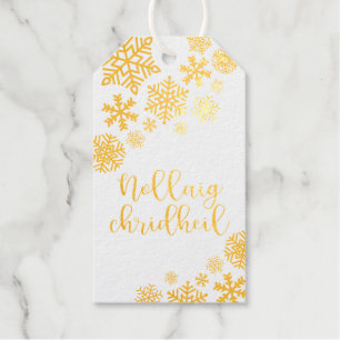 Étiquettes Cadeaux Nollaig Chridheil, Écossais Gaelic Joyeux Noël