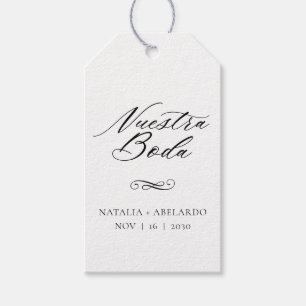 Étiquettes Cadeaux Nuestra Boda
