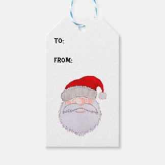 Étiquettes cadeaux père Noël