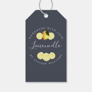 Étiquettes Cadeaux Personnalisées Limoncello Fait