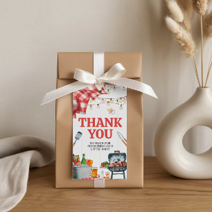 Étiquettes Cadeaux Picnic Gingham Baby-Q