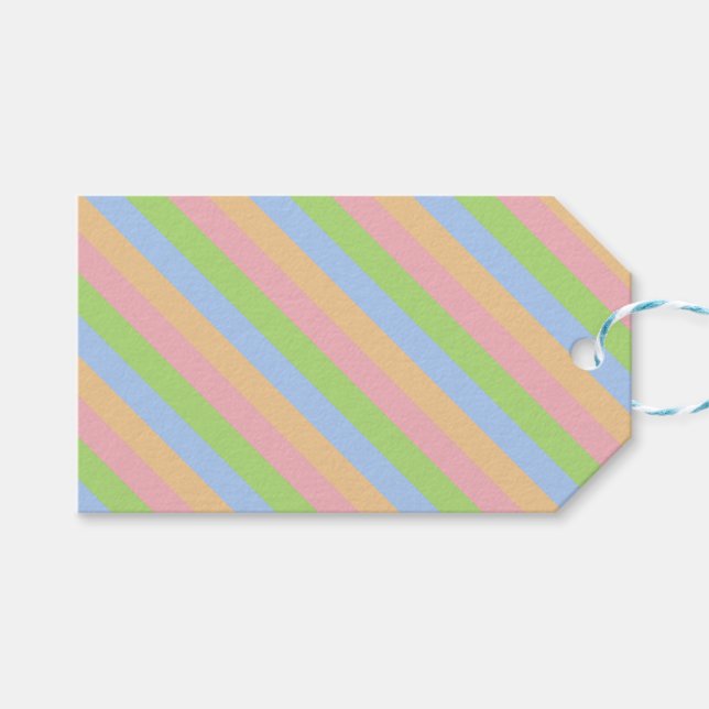 Étiquettes Cadeaux pour Jours d'Été (Devant (Horizontal))