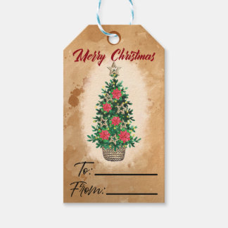 Étiquettes Cadeaux pour Sapin de Noël pour l'Embal