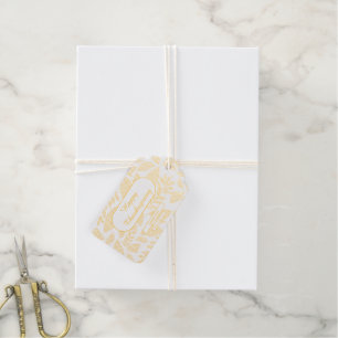 Étiquettes Cadeaux Remercier Feuilles d'automne Bon thanksgiving