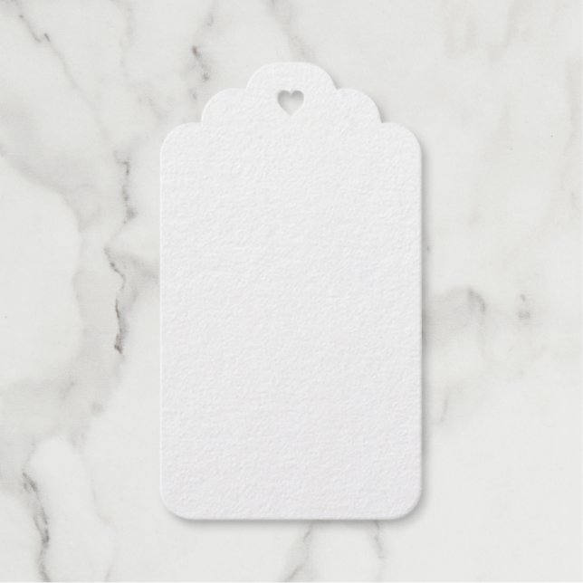 Étiquettes Cadeaux texte photo du logo edite noir et blanc (Recto)