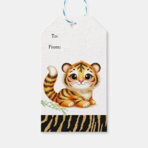 Étiquettes Cadeaux Trina le Tigre Compatissant