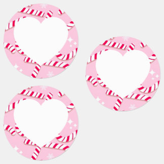 Étiquettes Candy Cane Christmas