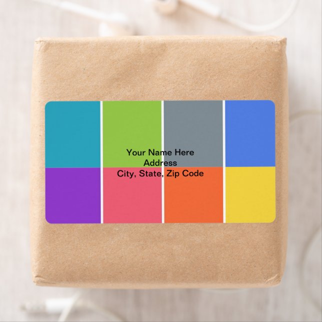 Étiquettes carrés (En situation)