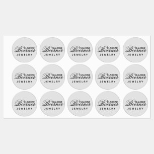 Étiquettes Cercle imperméable de l'artisan d'affaires