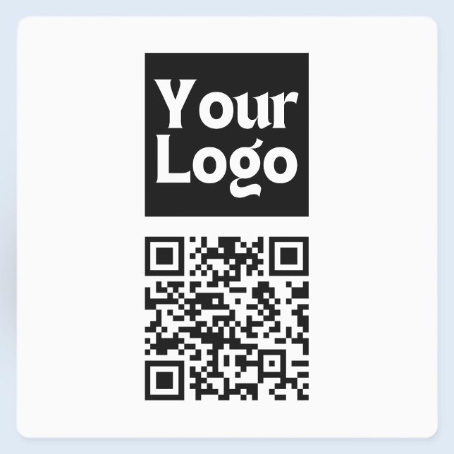 Étiquettes Code QR modifiable & logo ou image de votre entrep (Créateur téléchargé)