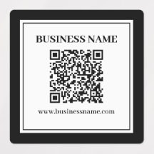 Code QR professionnel | Noir & Blanc