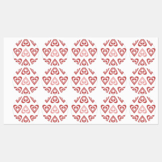 Étiquettes Cœurs de la Saint-Valentin Mignons – Conception d'