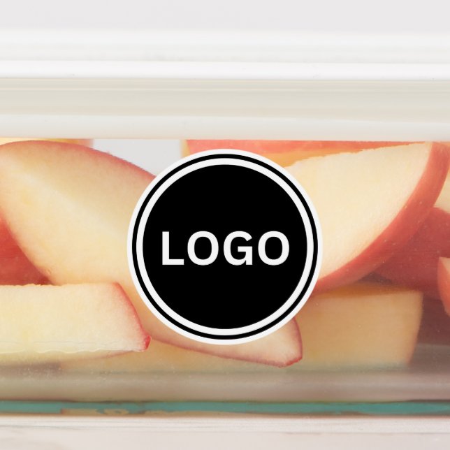 Étiquettes Conditionnement du logo de l'entreprise (Apposé)