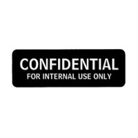 ÉTIQUETTES CONFIDENTIELS