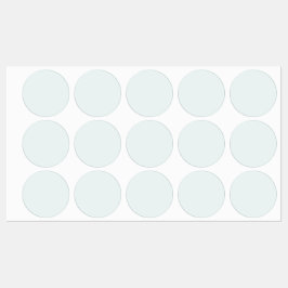 Étiquettes Couleur solide blanche givrée | Classique | Élégan