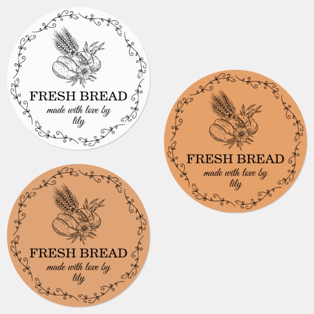 Étiquettes Cuisson de pain au levain (Groupe)