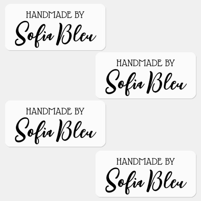 Étiquettes Custom name or company name fabric clothing labels (Groupe)