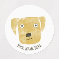 Cute Golden Labrador Retriever Chien Nom personnal
