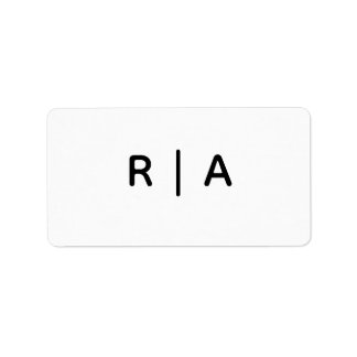 Étiquettes d'adresse