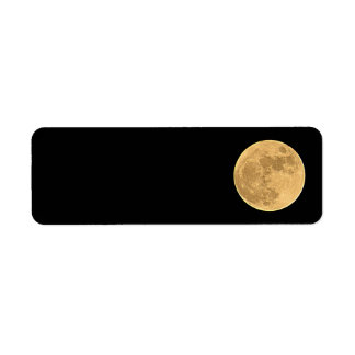 Étiquettes d'adresse de Pleine lune