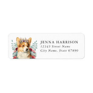 Étiquettes d'adresse de retour Corgi
