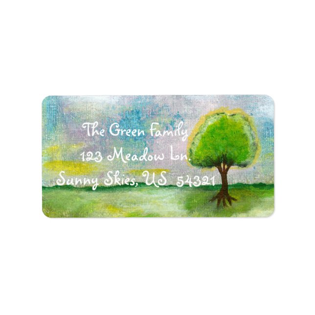 Étiquettes d'adresse de retour customisés (Devant)