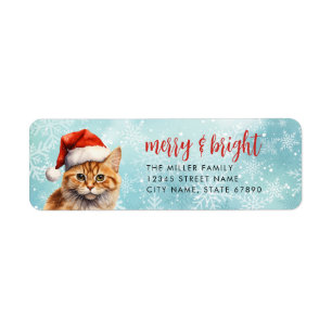 Étiquettes d'adresse de retour de chat