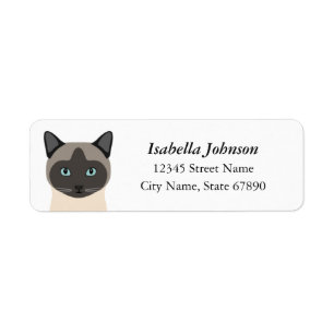 Étiquettes d'adresse de retour de chat