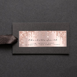 Étiquettes d'adresse de retour de Rose flush