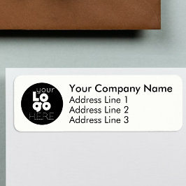 Étiquettes d'adresse de retour d'entreprise avec l