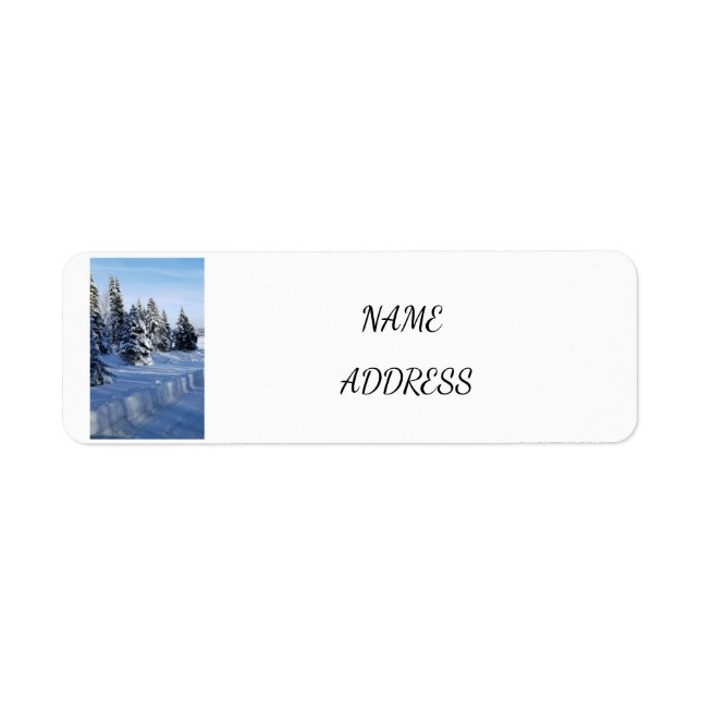 ÉTIQUETTES D'ADRESSE DE RETOUR, ÉTIQUETTES DE SCÈN (Devant)