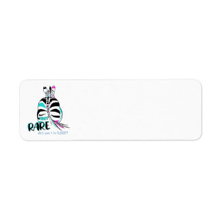 Étiquettes d'adresse de retour HHHT Rare Zebra