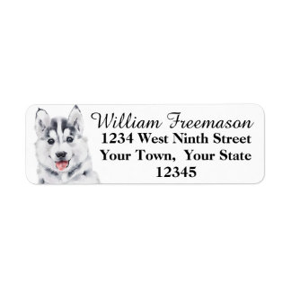 Étiquettes d'adresse de retour Husky