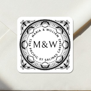 Étiquettes d'adresse de retour Lemons & Bows - Per