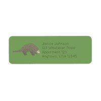 Étiquettes d'adresse de retour Pangolins