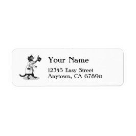 Étiquettes d'adresse de retour personnalisées de c