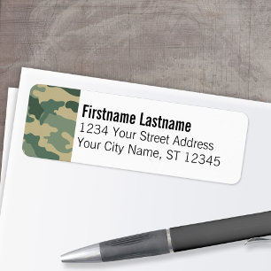 Étiquettes d'adresse de retour photo personnalisée