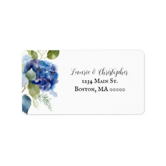 Étiquettes d'adresse florales pour mariage