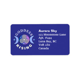Étiquettes d'adresse Purple Goddess Rising