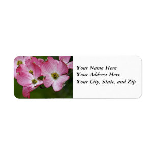 Étiquettes d'adresses: Dogwood rose