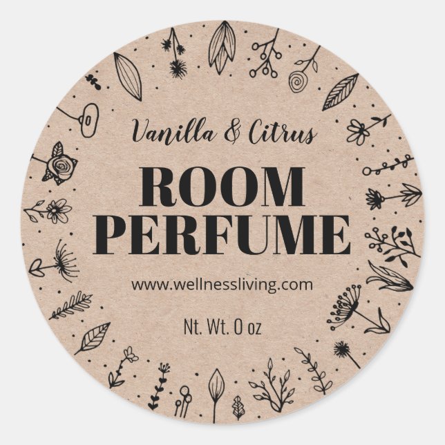 Étiquettes d'air frais Spray de la chambre maison (Devant)