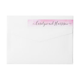 Étiquettes d'armature pour Mariage Ombre - rose
