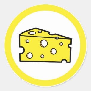 Étiquettes d'autocollant de cercle de saveur de