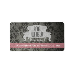 Étiquettes de adresse chics minables