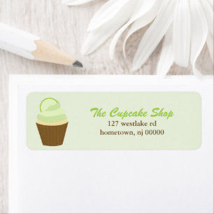 Étiquettes de adresse Cupcake
