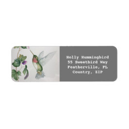 Étiquettes de adresse d'aquarelle du jardin des co